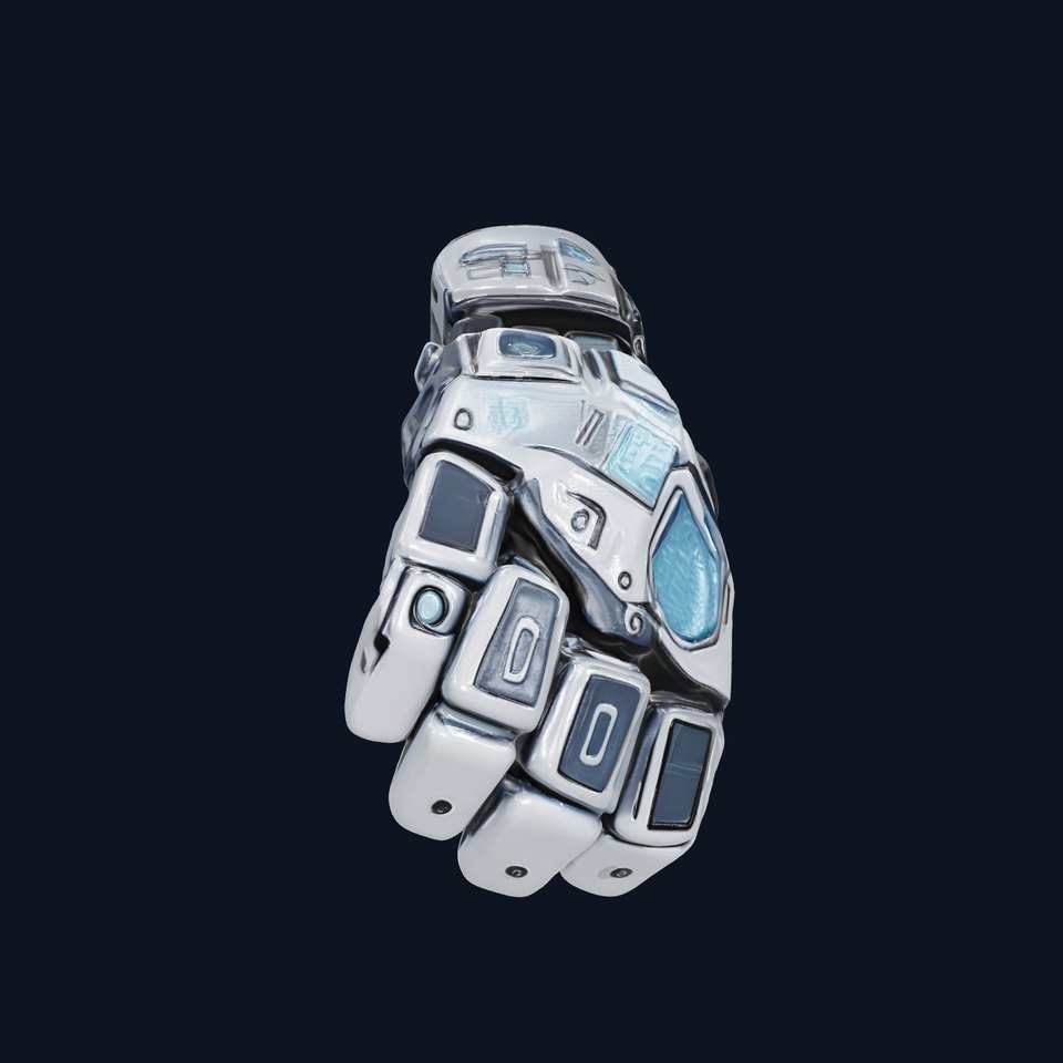 Futuristic Cyber Glove Model Pack